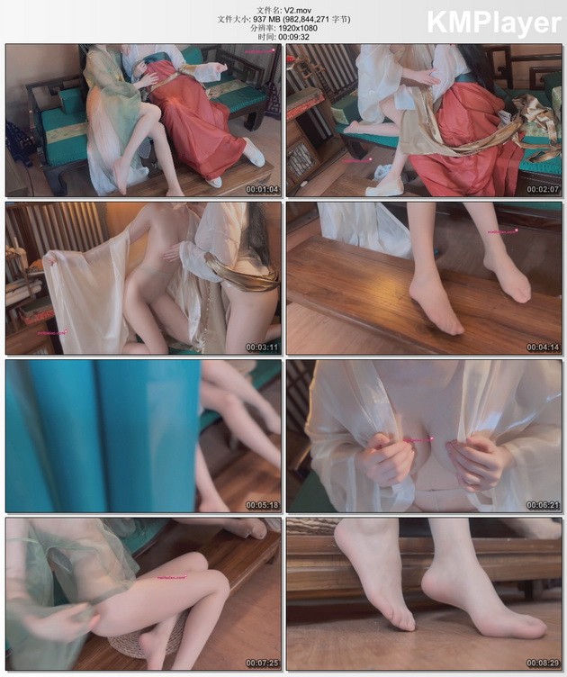 陆萱萱&安然anran 闺蜜古装 拍摄花絮 [105P+3V-3.1G]